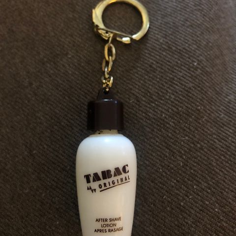 Vintage Tabac after shave mini m nøkkelring