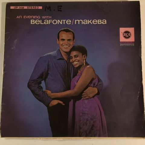 BELAFONTE - MAKEBA / AN EVENING WITH - VINYL LP