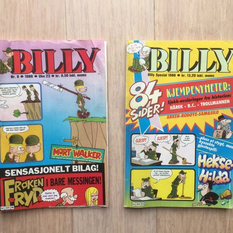 2 Billy 1986 Magazines