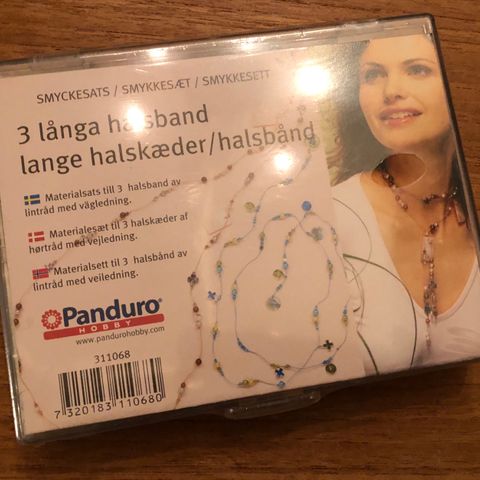 Smykkesett fra Panduro - 3 lange halsbånd