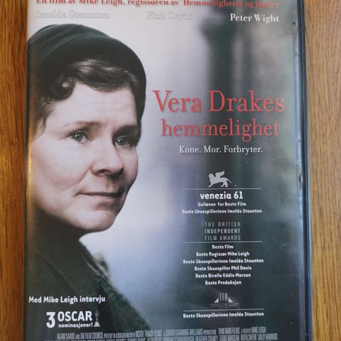 Vera Drakes hemmelighet (DVD)