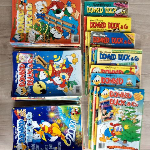 Donald Duck blader fra år 1987 til 2000, til sammen 100 stk.