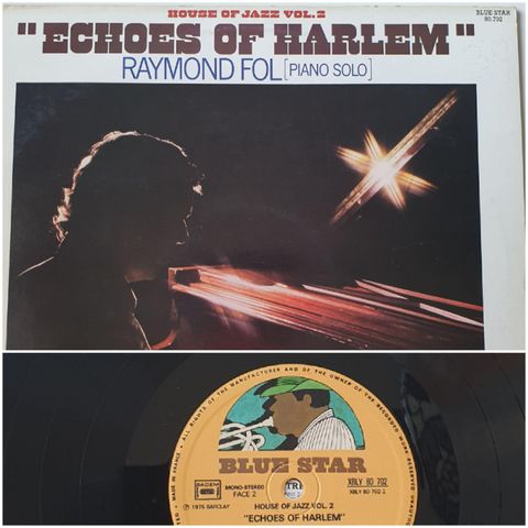 VINTAGE/ RETRO LP-VINYL "ECHOES OF HARLEM/HOUSE OF JAZZ VOL 2"