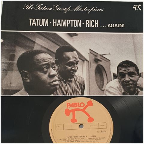 VINTAGE  RETRO LP-VINYL "TATUM/HAMPTON/RICH....AGAIN 1979"