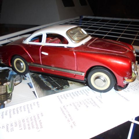 fin modell bil karman Ghia