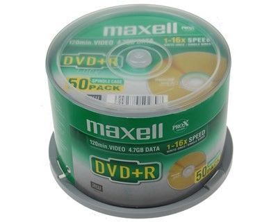 Maxell DVD+R47 16x 50pack spindle.