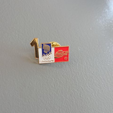 Pin Lillehammer OL 94 Coca Cola dag 1