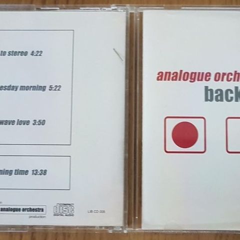 Analogue Orchestra - Back to Stereo ep
