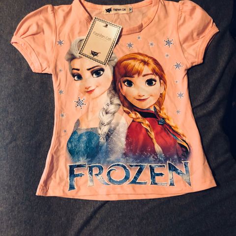 Ny Frozen t-skjorte til barn, str.90, for 1-2 år