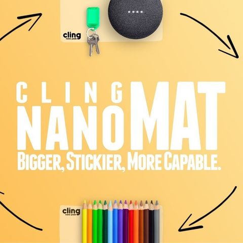 Cling nanoMATS sticky, functional surface (ny)