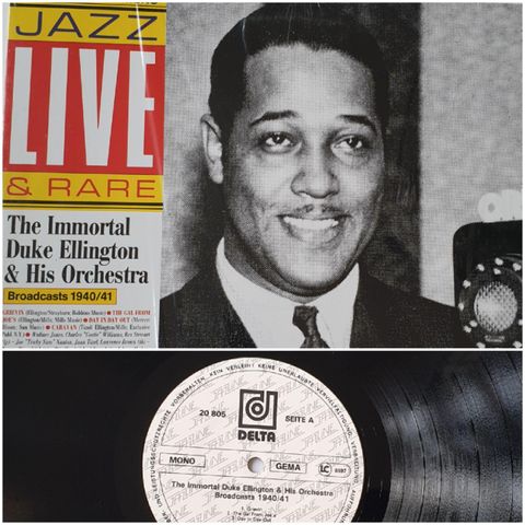 VINTAGE/ RETRO LP-VINYL "THE IMMORTAL DUKE ELLINGTON & HIS ORCHESTRA BROADCASTS