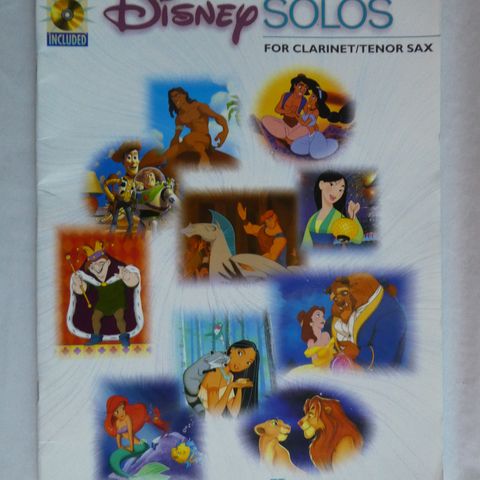 Disney Solos for Clarinet/Tenor Sax