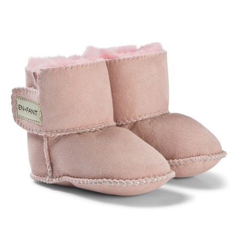 Nydelige varme skinntøfler "uggs" str 19-22 NY med tag