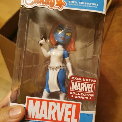 Rock Candy Vinyl Collectable. Mystique. Marvel Collector Corp Exclusive!!!