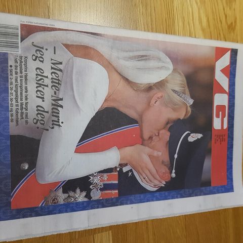 VG 26.08.2001 Mette-Marit og Haakon