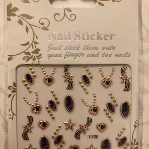 20 pakker nail stickers.