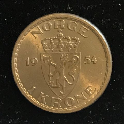 1 kr 1954 kvalitet 0