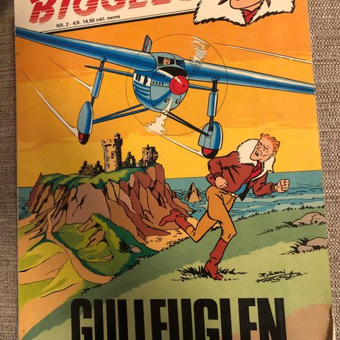 3 stk BIGGLES album fn til vg