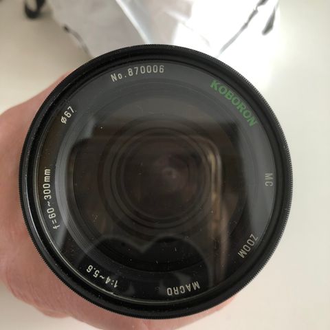 Koboron kamera lens. Nesten ikke brukt