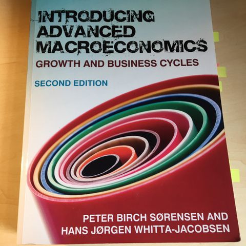 Introducing advanced macroeconomics