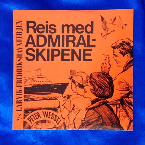 Larvik-Fredrikshavnferjen 1966 -Ubrukt EP-plate - sjømannsvals Ivar Ruste