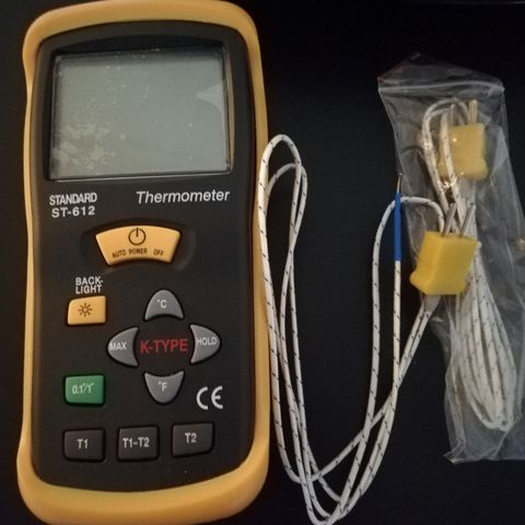 Ubrukt Thermoter, elektronisk (-50 - +1300C)