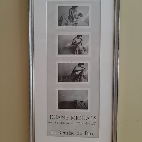 Fotograf Duane Michaels, 1979, signert fotomontasje/plakat