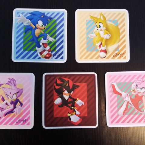 Sonic the Hedgehog coasters