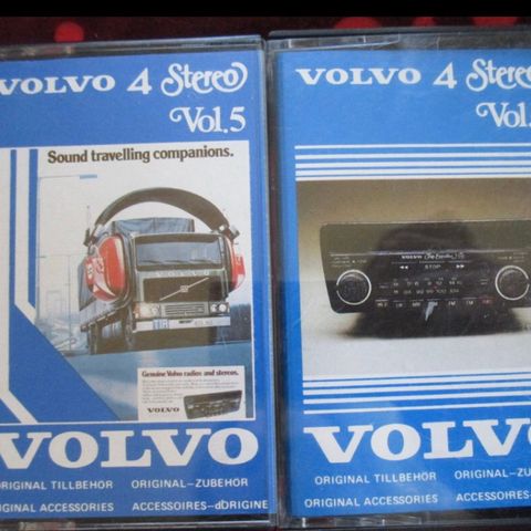 Ønskes kjøpt Volvo original kassetter