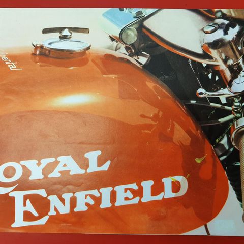 Royal Enfield 250  mc brosjyre 1969
