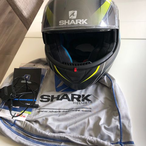 Shark EvoOne Mc hjelm med Intercom