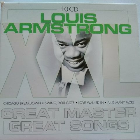 10 disk Louis Armstrong samling CD