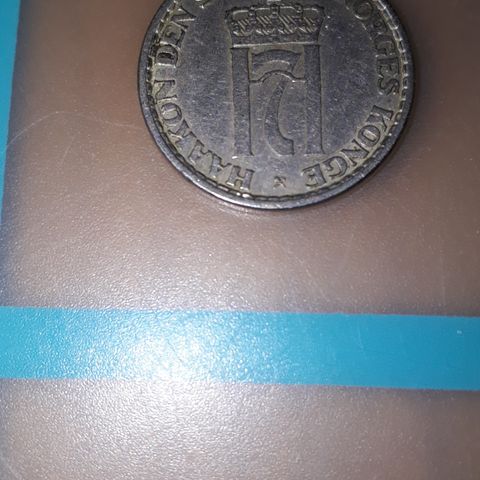 NORSK MYNT (1- KRONE) FRA 1954