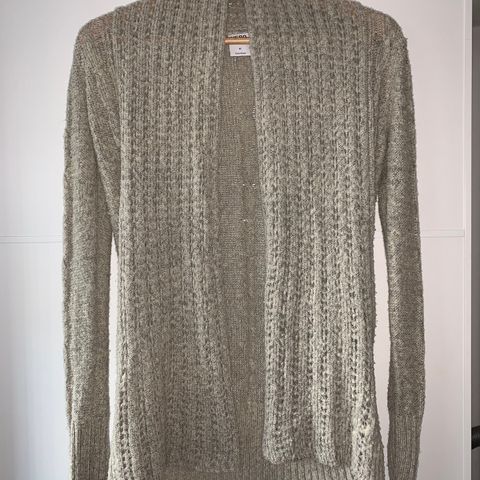 Strikket cardigan, str. XS