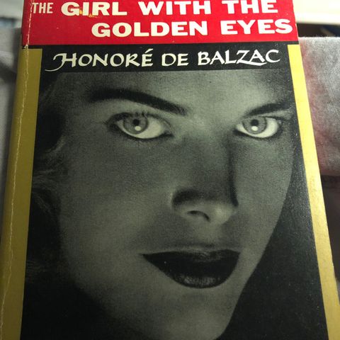 Honore de Balzac sin The girl with the golden eyes til salgs.