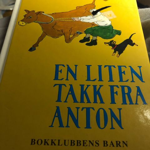 Anne-Cath Vestly sin En liten takk fra Anton til salgs.