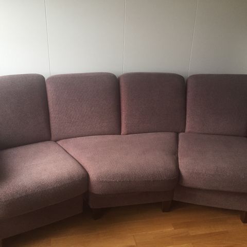 Sofa stoff 3 seter