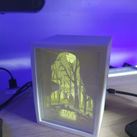 Starwars fan? Home made 3d printed lamp