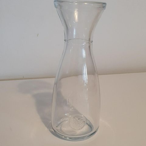 Karaffel / vase 0,25 liter, ikke brukt