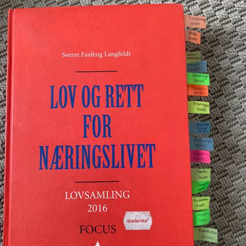 Lover og rett for næringslivet