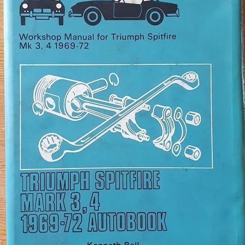Verksteds manual: Triumph Spitfire MK3 1969-70