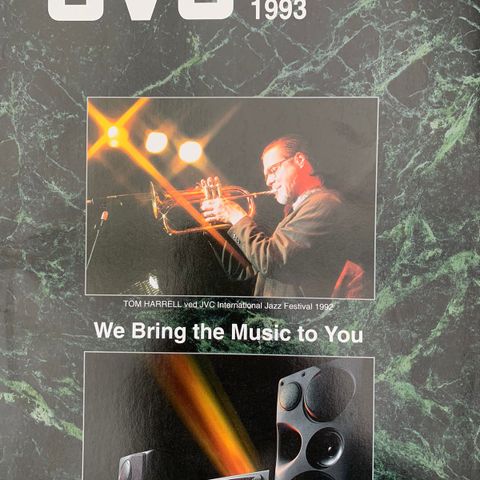 Pen JVC audio katalog sesong 1993