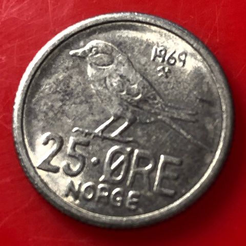 25 øre 1969. ( 165)