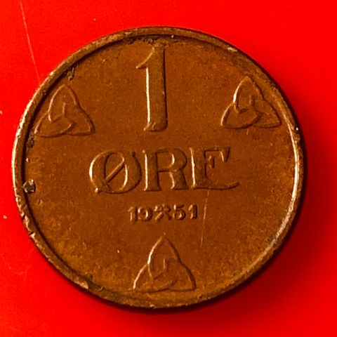 1 øre 1951. (310)