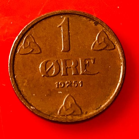 1 øre 1951. (312)