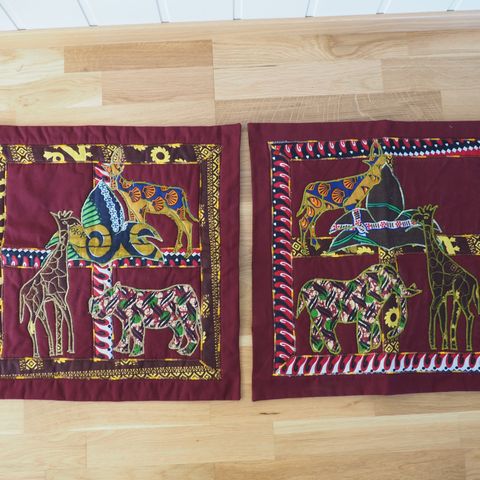 Håndlagde tekstiler fra Afrika (flere bilder i annonsen)