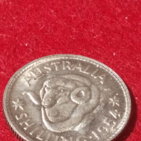 1 shilling Australia 1954, kv 0/01 (T217)