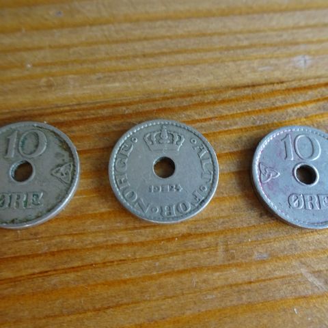 Norsk mynt - 10 øre