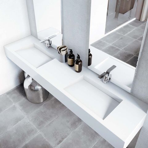 DOBBEL VASK CORIAN® SIMFONI