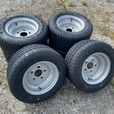 Pakkepris 6 stk komplette hjul, 195/55R10